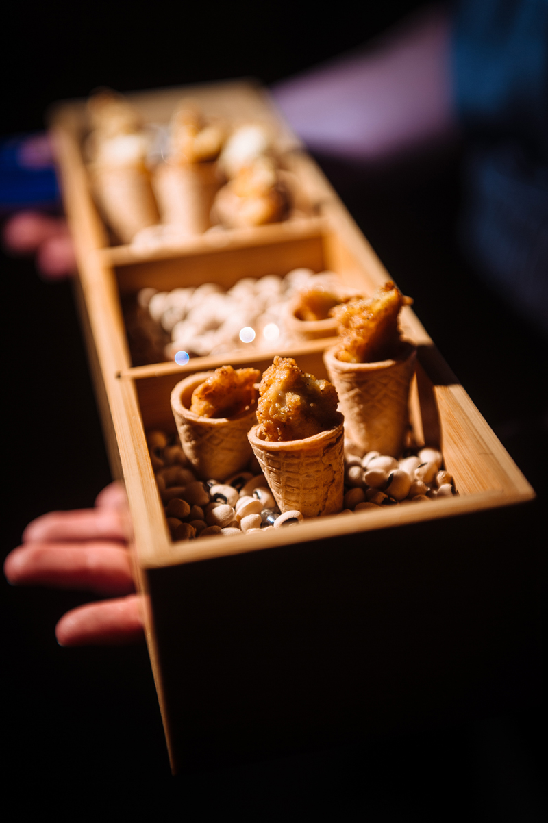 savory late night treats Mini Chicken & Waffle Cones