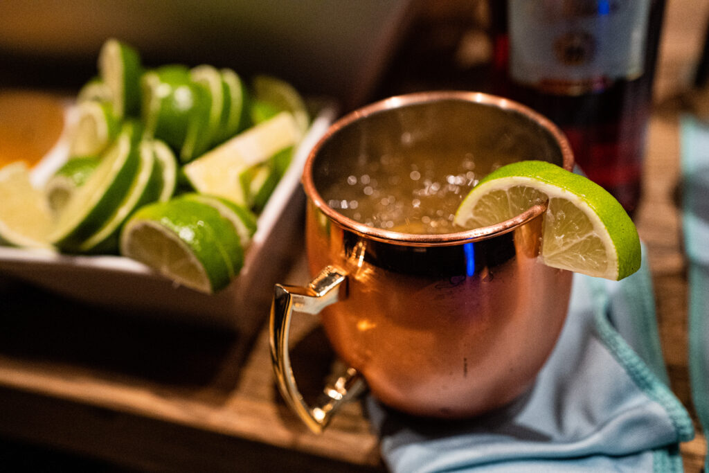 Taubman Museum of Art Corporate Event by Blue Ridge Catering Moscow Mule